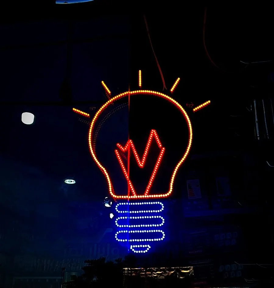 led